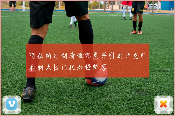 阿森纳计划清理冗员并引进卢克巴和利夫拉门托加强阵容